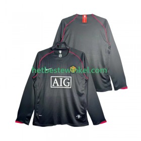 Manchester United 2007 2008 Voetbalshirts Retro Uit - LS